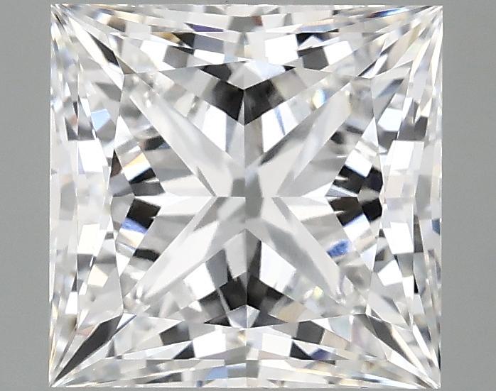 3.1 Carat Princess Shaped Ideal Cut VVS2 IGI Certified Lab Grown Diamond