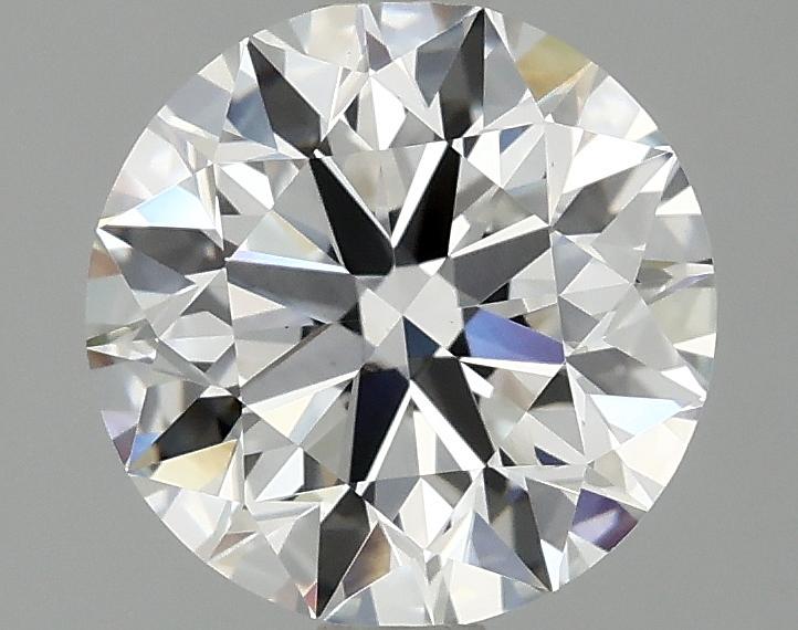 2.05 Carat Round Shaped Excellent Cut VVS2 IGI Certified Lab Grown Diamond