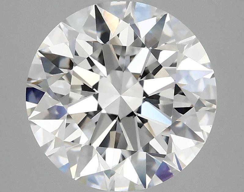 3.08 Carat Round Shaped Excellent Cut VVS2 IGI Certified Lab Grown Diamond