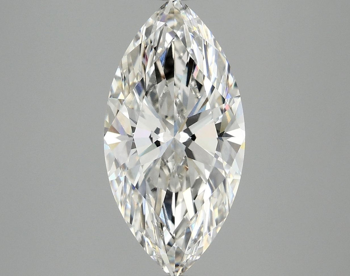 3.06 Carat Marquise Shaped Ideal Cut VVS2 IGI Certified Lab Grown Diamond