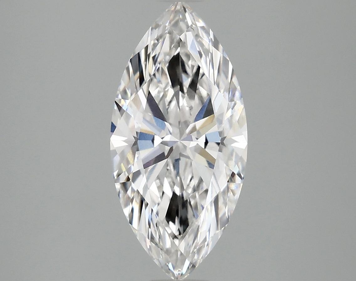 2.1 Carat Marquise Shaped Excellent Cut VVS2 IGI Certified Lab Grown Diamond