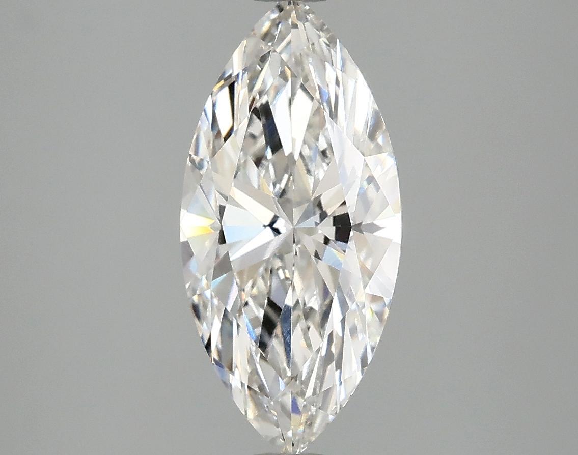 2.05 Carat Marquise Shaped Excellent Cut VVS2 IGI Certified Lab Grown Diamond