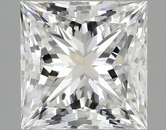 1.07 Carat Princess Shaped Ideal Cut VVS2 IGI Certified Lab Grown Diamond