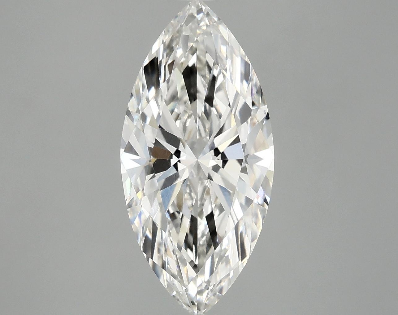 3.01 Carat Marquise Shaped Excellent Cut VVS2 IGI Certified Lab Grown Diamond
