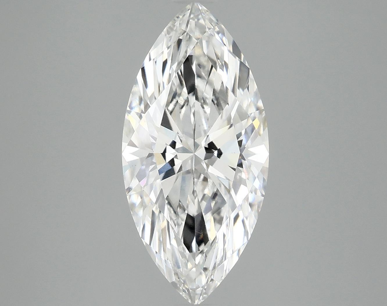 3.06 Carat Marquise Shaped Excellent Cut VS1 IGI Certified Lab Grown Diamond
