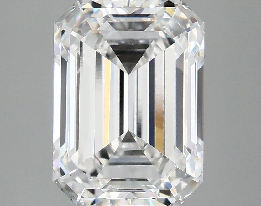3.08 Carat Emerald Shaped Excellent Cut VVS2 IGI Certified Lab Grown Diamond