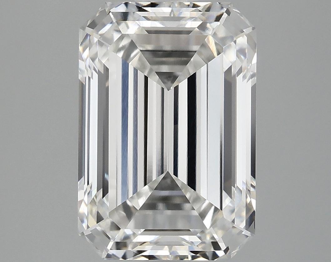 3.09 Carat Emerald Shaped Ideal Cut VVS2 IGI Certified Lab Grown Diamond