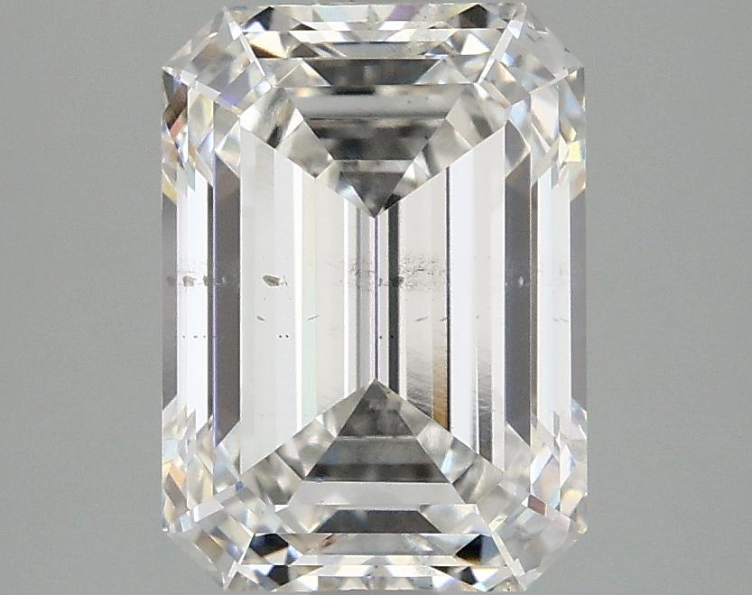 3.08 Carat Emerald Shaped Excellent Cut SI1 IGI Certified Lab Grown Diamond