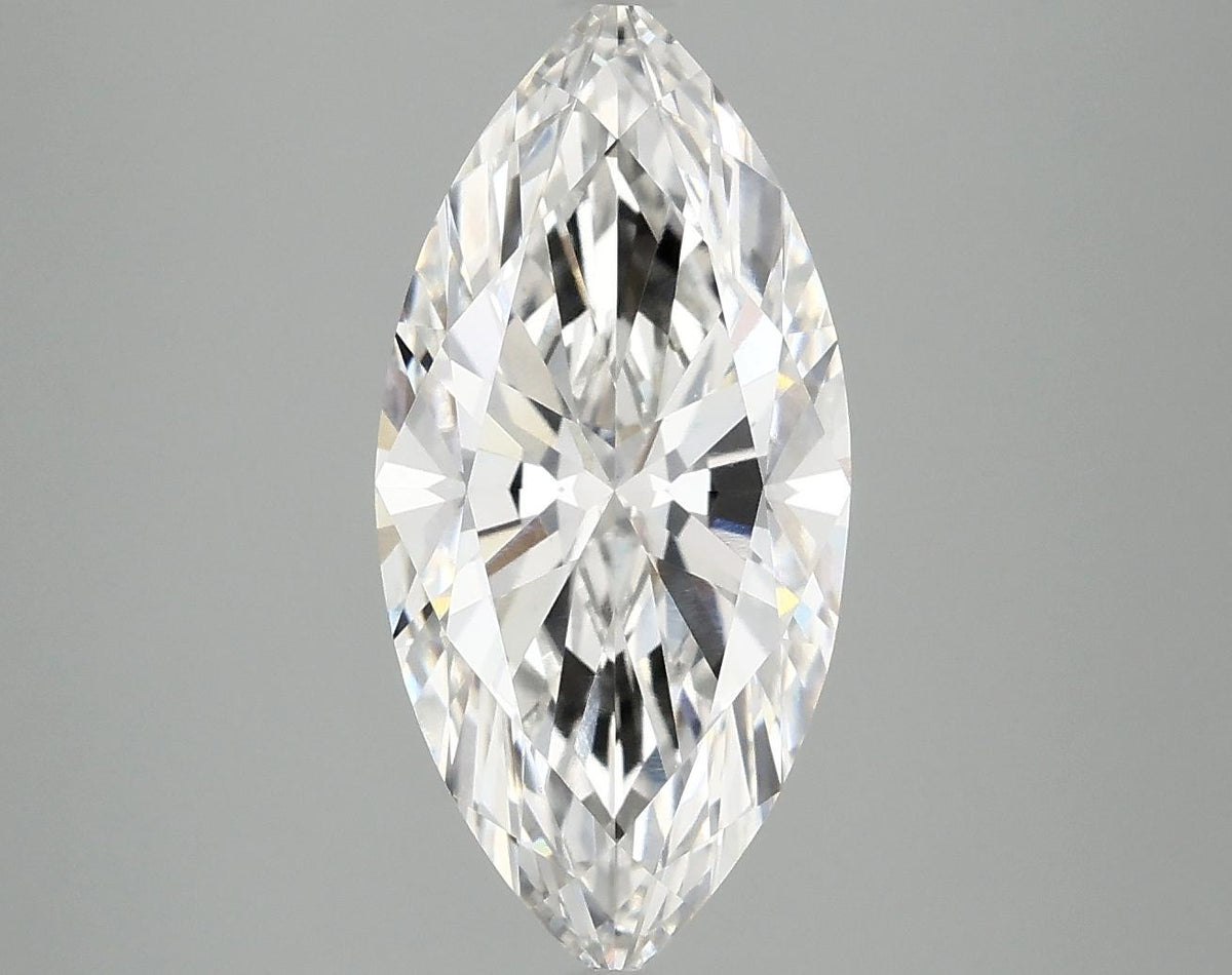 3.01 Carat Marquise Shaped Excellent Cut VVS2 IGI Certified Lab Grown Diamond