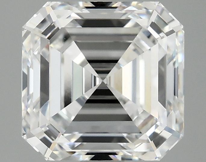 2.82 Carat Asscher Shaped Ideal Cut VVS2 IGI Certified Lab Grown Diamond