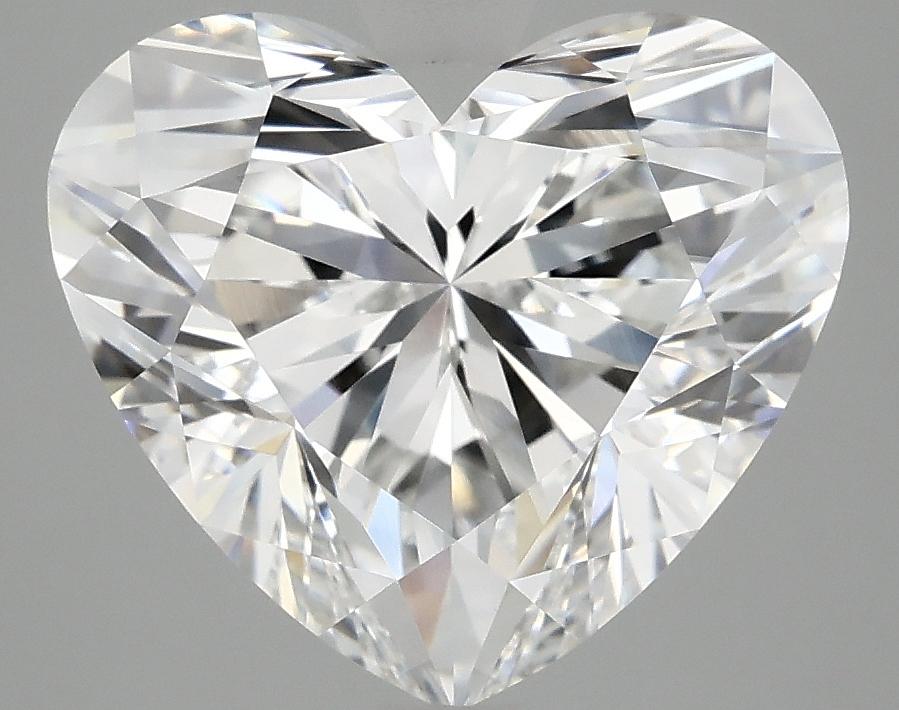 5.03 Carat Heart Shaped Ideal Cut VVS2 IGI Certified Lab Grown Diamond