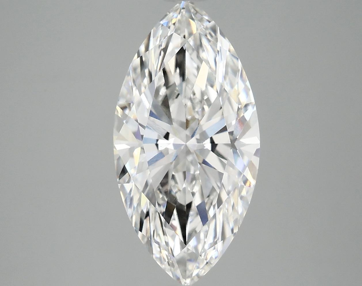 3.17 Carat Marquise Shaped Ideal Cut VVS2 IGI Certified Lab Grown Diamond
