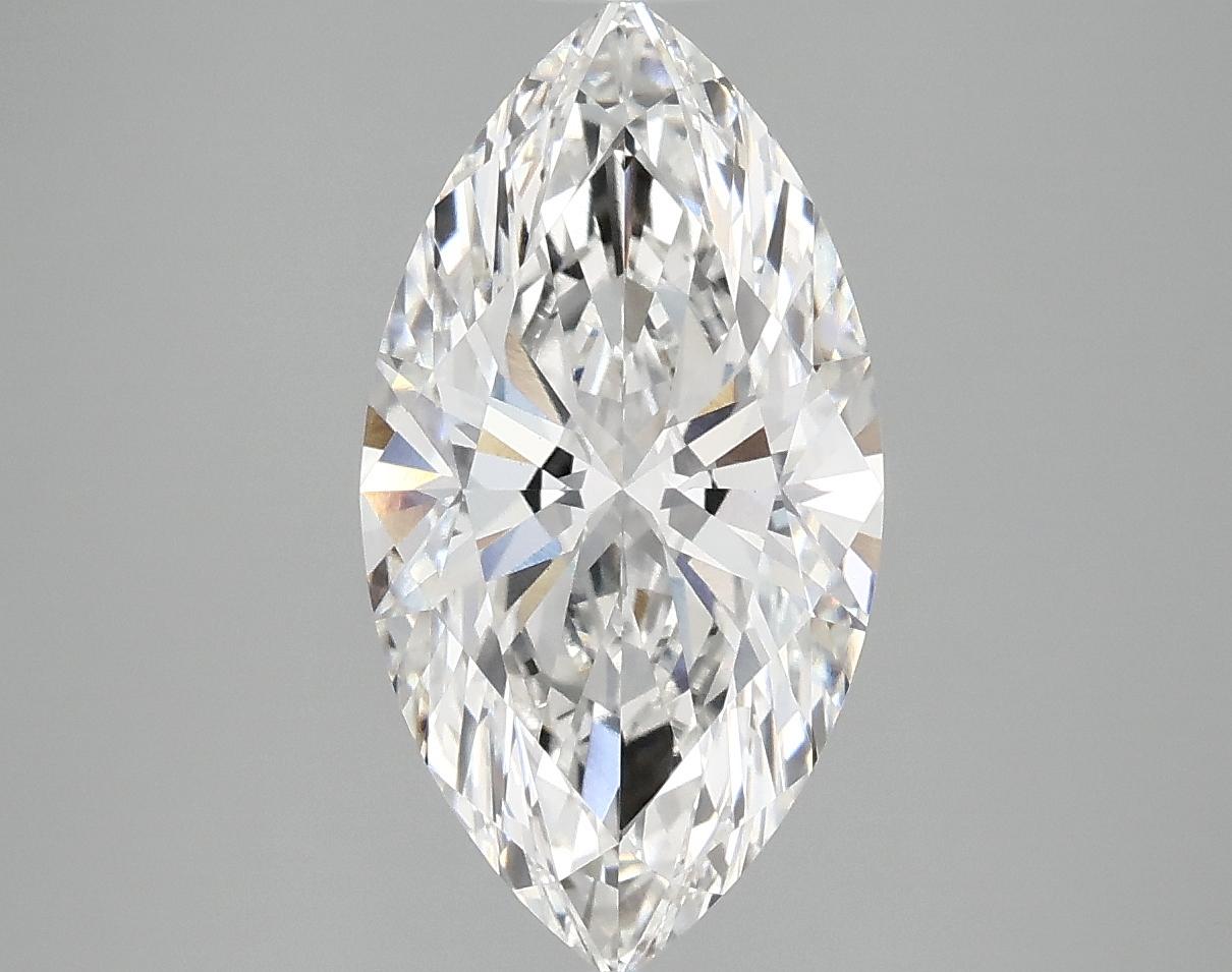 3.06 Carat Marquise Shaped Excellent Cut VVS2 IGI Certified Lab Grown Diamond