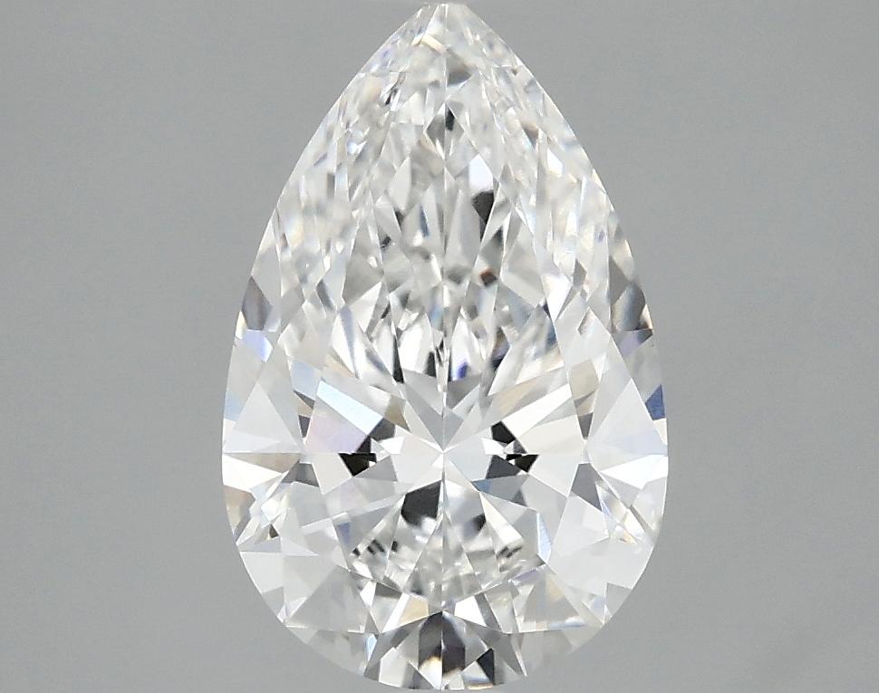 2.05 Carat Pear Shaped Ideal Cut VVS2 IGI Certified Lab Grown Diamond