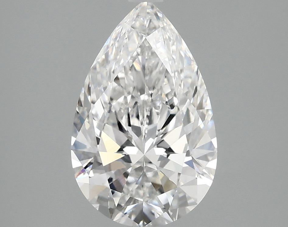 2.03 Carat Pear Shaped Ideal Cut VVS2 IGI Certified Lab Grown Diamond