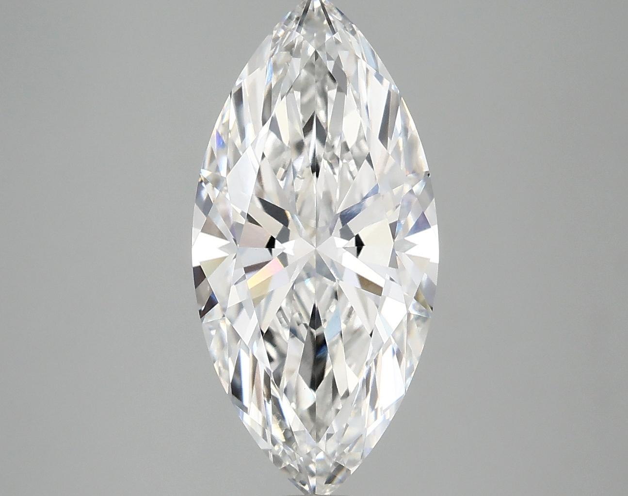 2.98 Carat Marquise Shaped Excellent Cut VVS2 IGI Certified Lab Grown Diamond