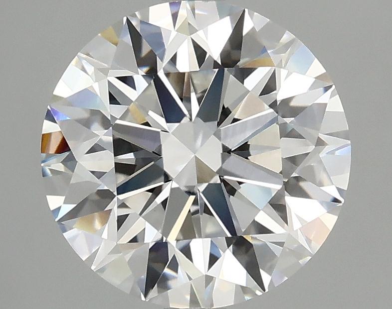 3.09 Carat Round Shaped Ideal Cut VVS2 IGI Certified Lab Grown Diamond