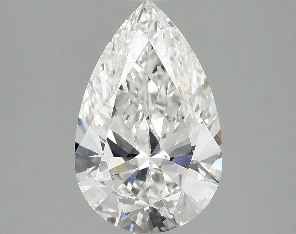 2.01 Carat Pear Shaped Ideal Cut VVS2 IGI Certified Lab Grown Diamond