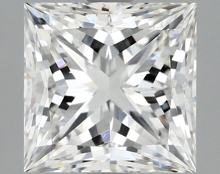 2.09 Carat Princess Shaped Ideal Cut VVS2 IGI Certified Lab Grown Diamond