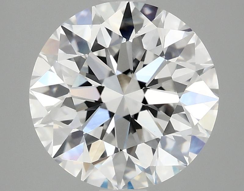 3.06 Carat Round Shaped Excellent Cut VVS2 IGI Certified Lab Grown Diamond