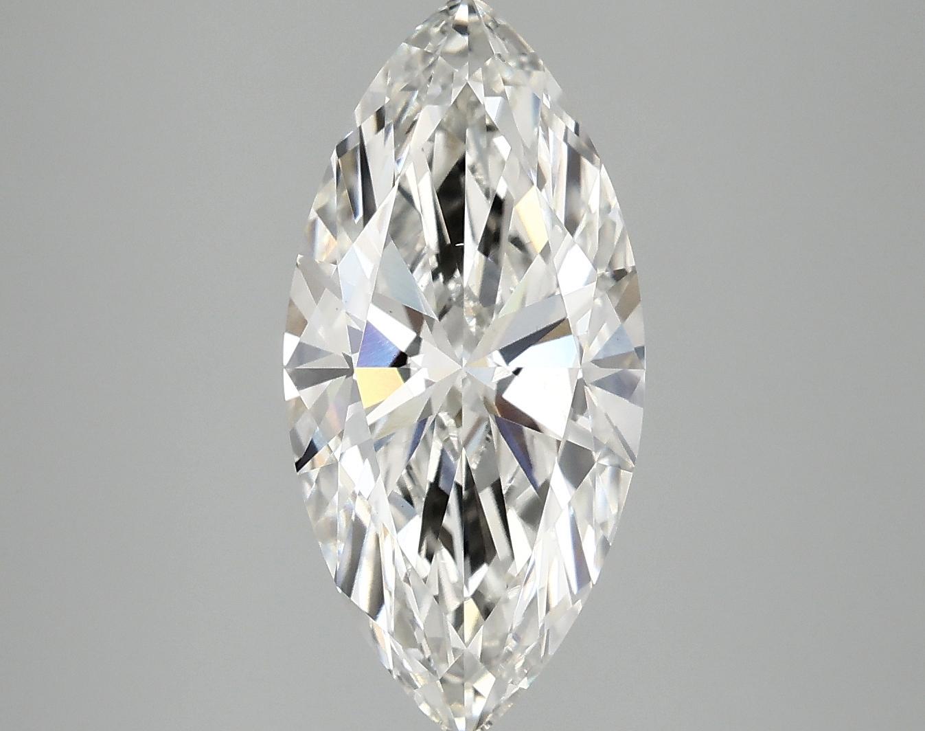 3.21 Carat Marquise Shaped Excellent Cut VS1 IGI Certified Lab Grown Diamond