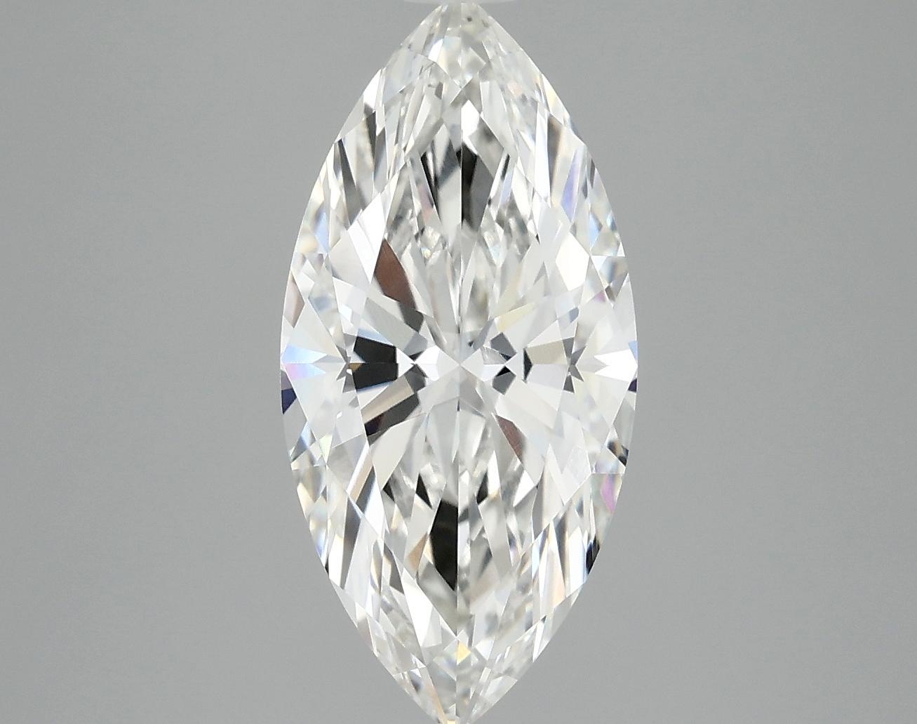 3.03 Carat Marquise Shaped Excellent Cut VVS1 IGI Certified Lab Grown Diamond