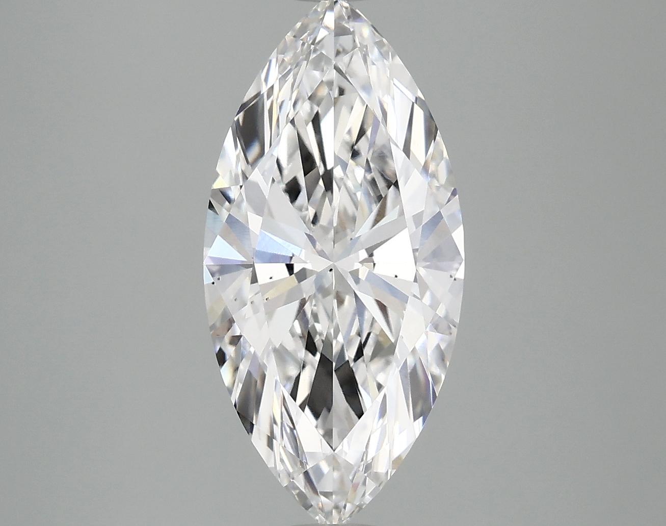 3.06 Carat Marquise Shaped Excellent Cut VS2 IGI Certified Lab Grown Diamond