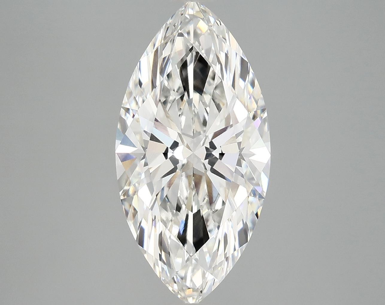 2.99 Carat Marquise Shaped Ideal Cut VVS2 IGI Certified Lab Grown Diamond