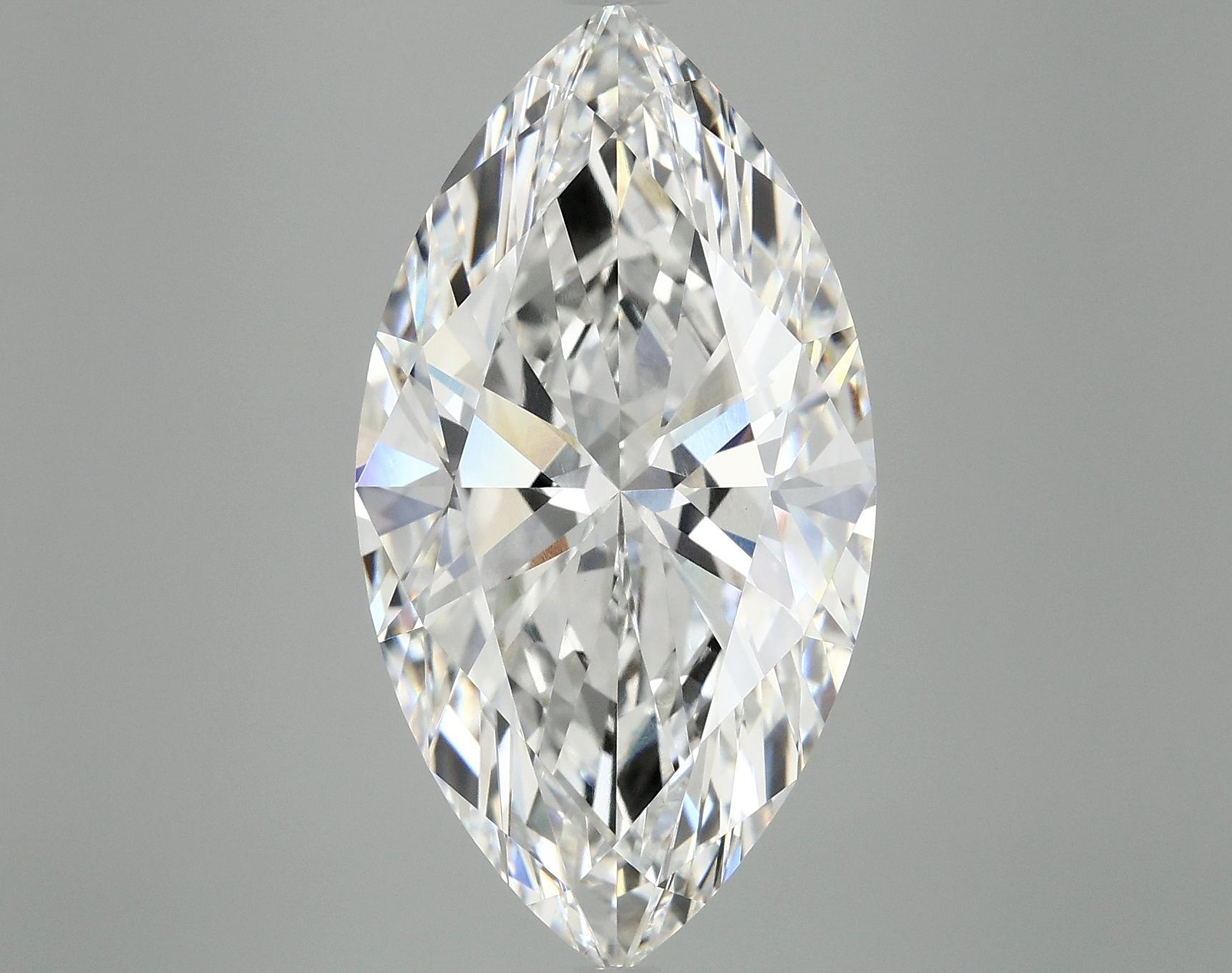 8.57 Carat Marquise Shaped Excellent Cut VVS2 IGI Certified Lab Grown Diamond