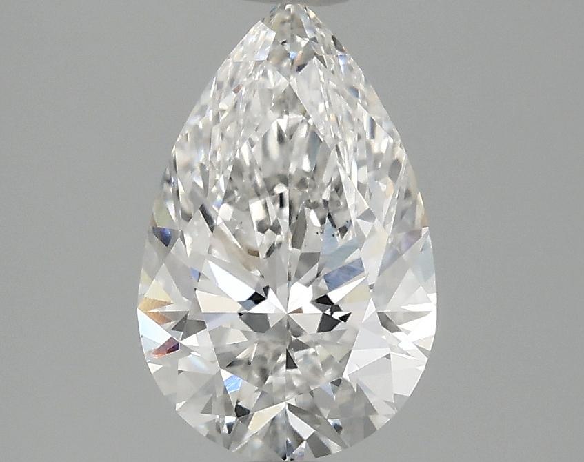 1.58 Carat Pear Shaped Ideal Cut VVS2 IGI Certified Lab Grown Diamond