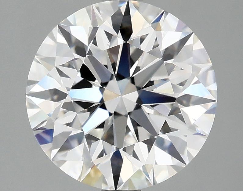 3.07 Carat Round Shaped Excellent Cut VVS2 IGI Certified Lab Grown Diamond