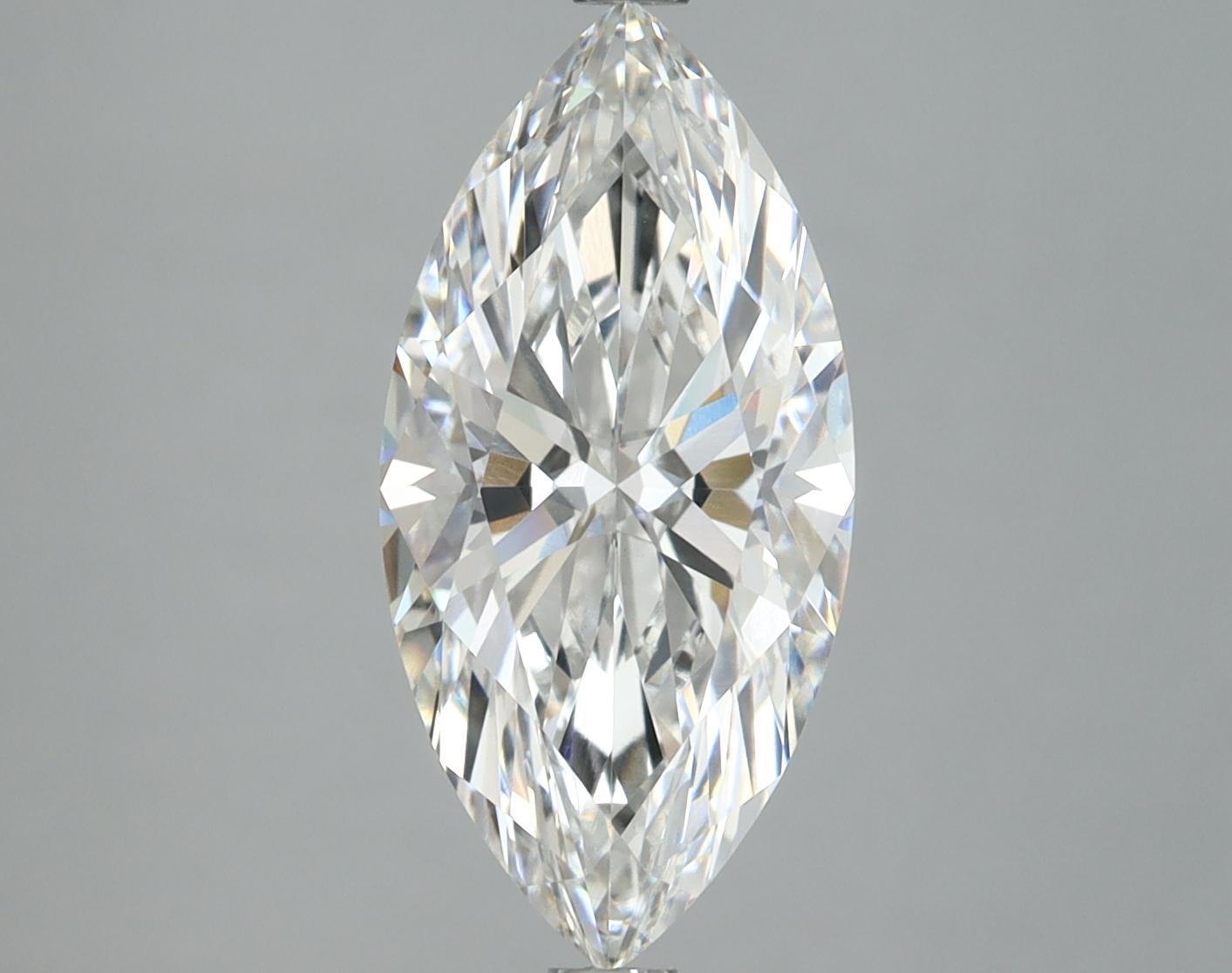 3.05 Carat Marquise Shaped Excellent Cut VS1 IGI Certified Lab Grown Diamond