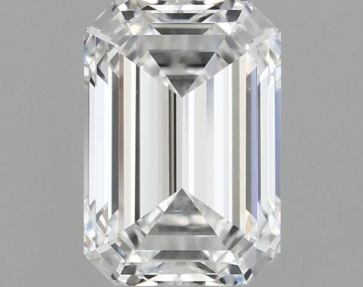 0.99 Carat Emerald Shaped Ideal Cut VVS2 IGI Certified Lab Grown Diamond