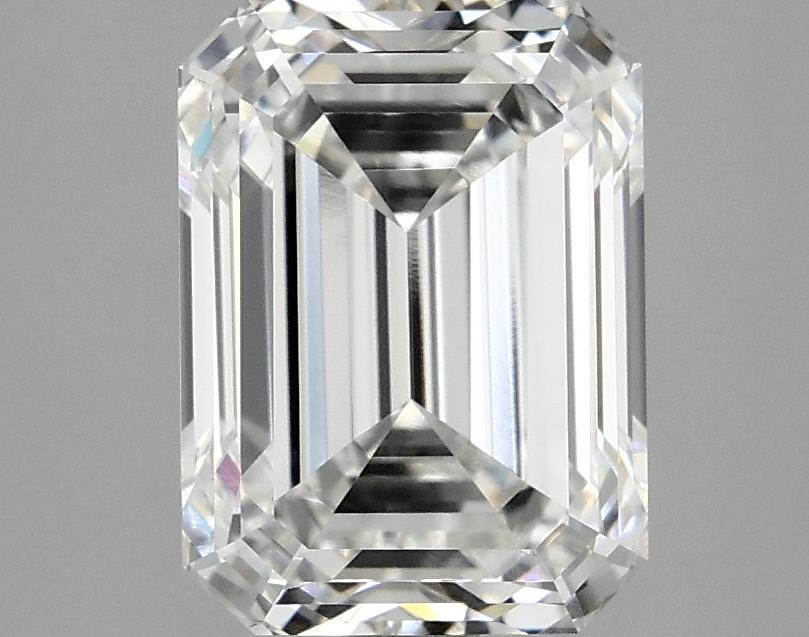 3.06 Carat Emerald Shaped Excellent Cut VVS2 IGI Certified Lab Grown Diamond