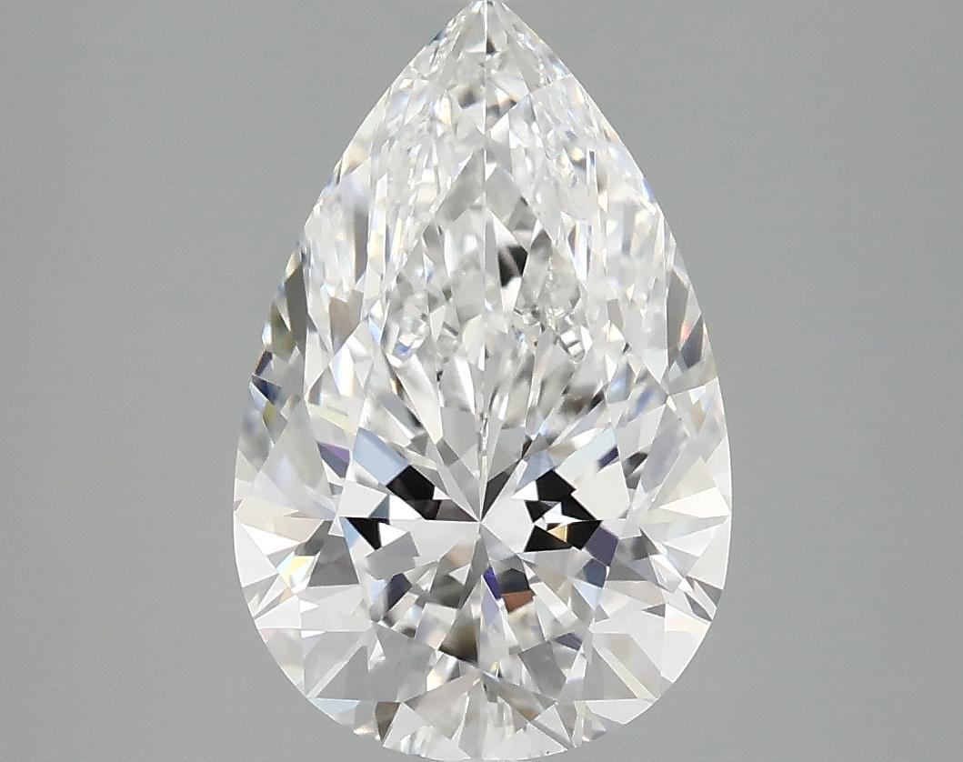 3.05 Carat Pear Shaped Ideal Cut VVS2 IGI Certified Lab Grown Diamond