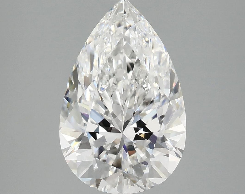 3.05 Carat Pear Shaped Ideal Cut VVS2 IGI Certified Lab Grown Diamond