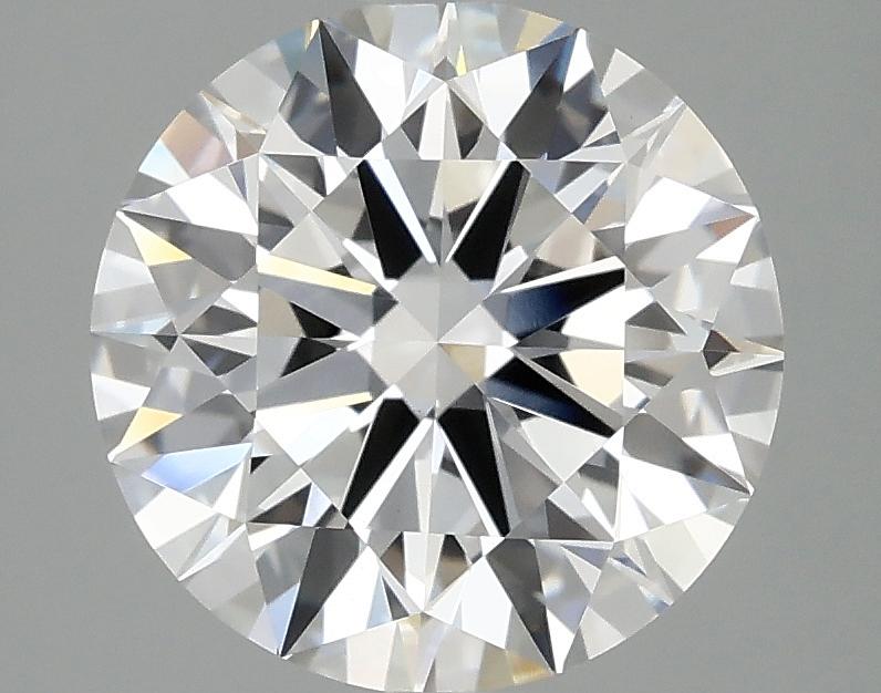 3.05 Carat Round Shaped Ideal Cut VVS2 IGI Certified Lab Grown Diamond