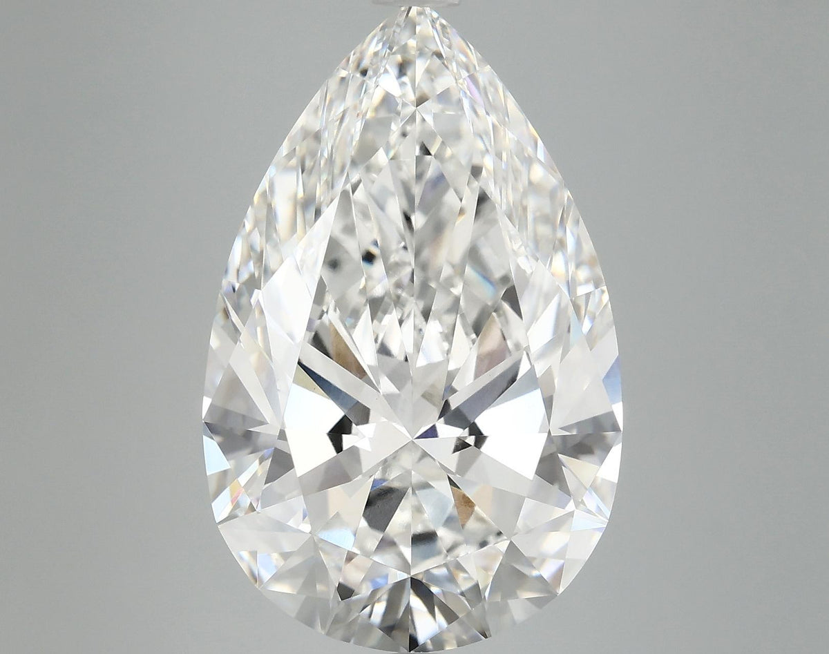 9.58 Carat Pear Shaped Ideal Cut VVS2 IGI Certified Lab Grown Diamond