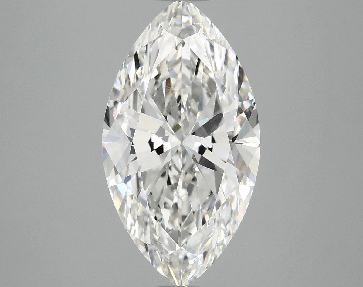 3.09 Carat Marquise Shaped Excellent Cut VVS2 IGI Certified Lab Grown Diamond