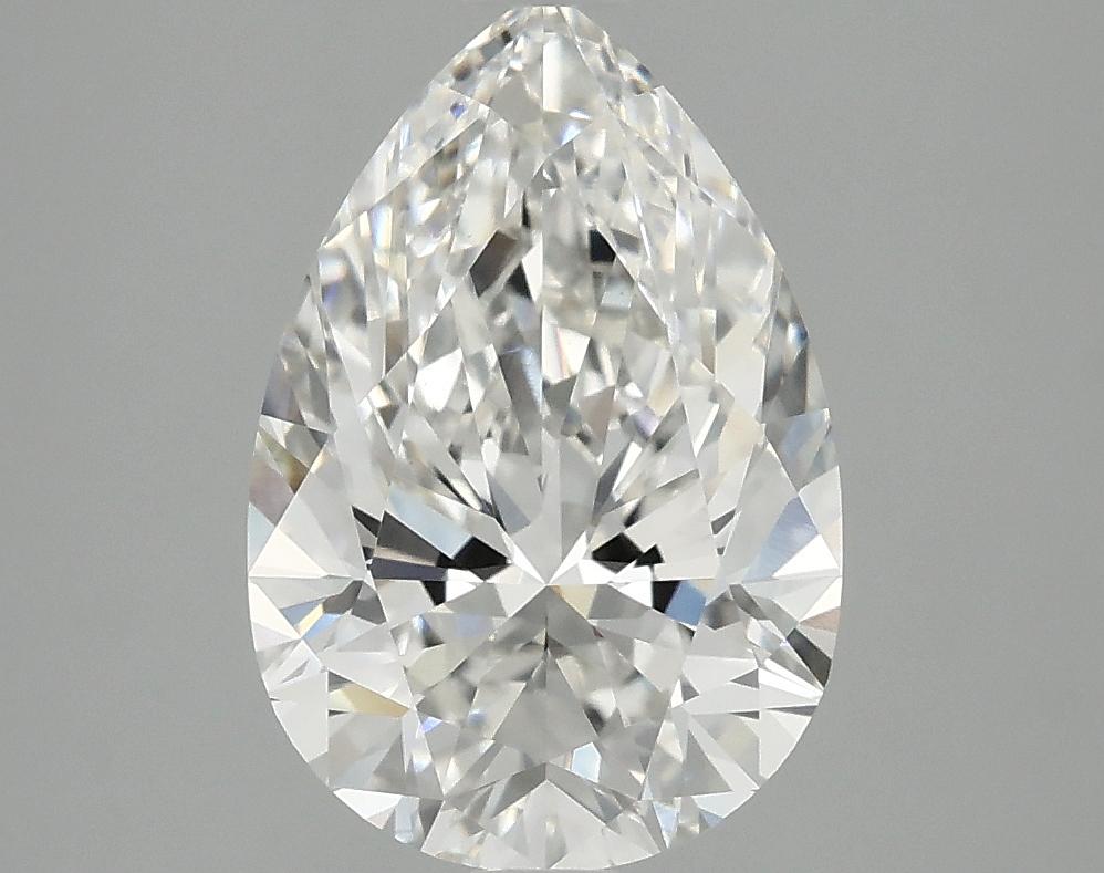 2.87 Carat Pear Shaped Excellent Cut VVS2 IGI Certified Lab Grown Diamond