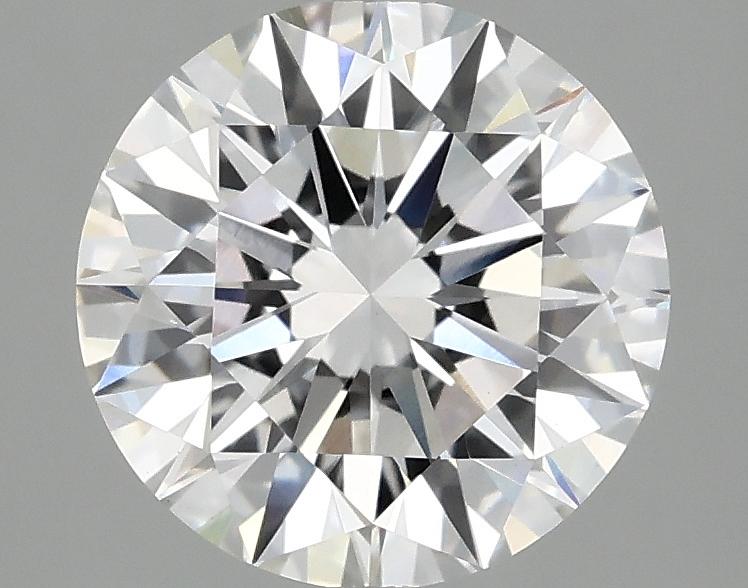 2.55 Carat Round Shaped Ideal Cut VVS2 IGI Certified Lab Grown Diamond