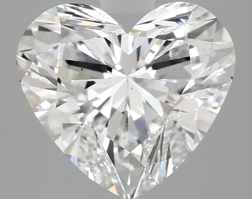 3.08 Carat Heart Shaped Ideal Cut VS1 IGI Certified Lab Grown Diamond