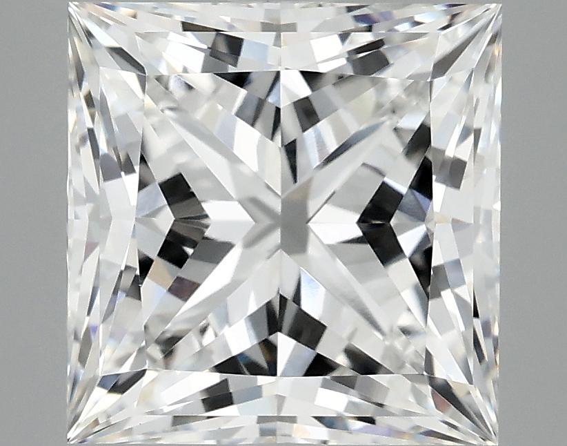 5.09 Carat Princess Shaped Ideal Cut VVS2 IGI Certified Lab Grown Diamond