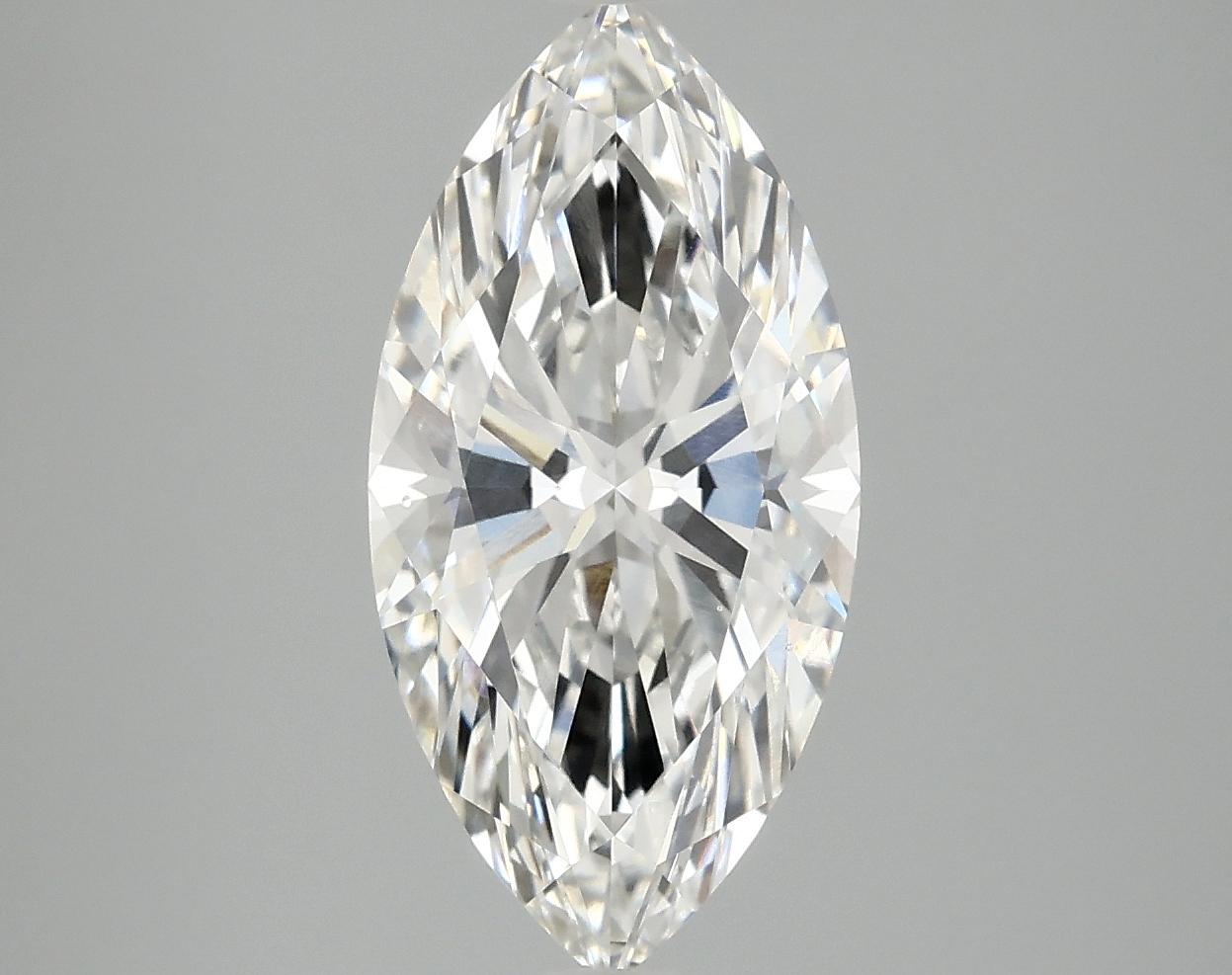 3.08 Carat Marquise Shaped Ideal Cut VVS2 IGI Certified Lab Grown Diamond