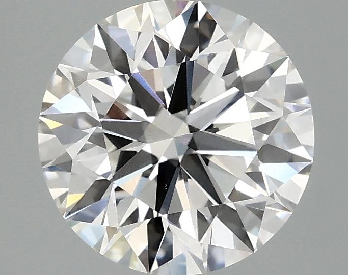 2.05 Carat Round Shaped Excellent Cut VVS2 IGI Certified Lab Grown Diamond