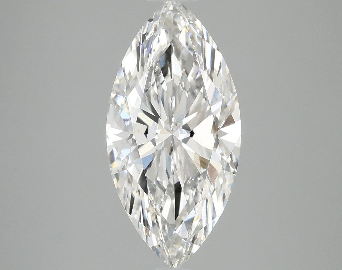 3.07 Carat Marquise Shaped Ideal Cut VVS2 IGI Certified Lab Grown Diamond