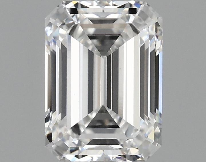 1.46 Carat Emerald Shaped Excellent Cut VVS2 IGI Certified Lab Grown Diamond
