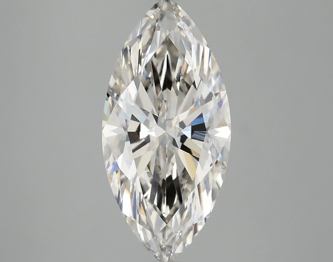 3.08 Carat Marquise Shaped Excellent Cut VS2 IGI Certified Lab Grown Diamond