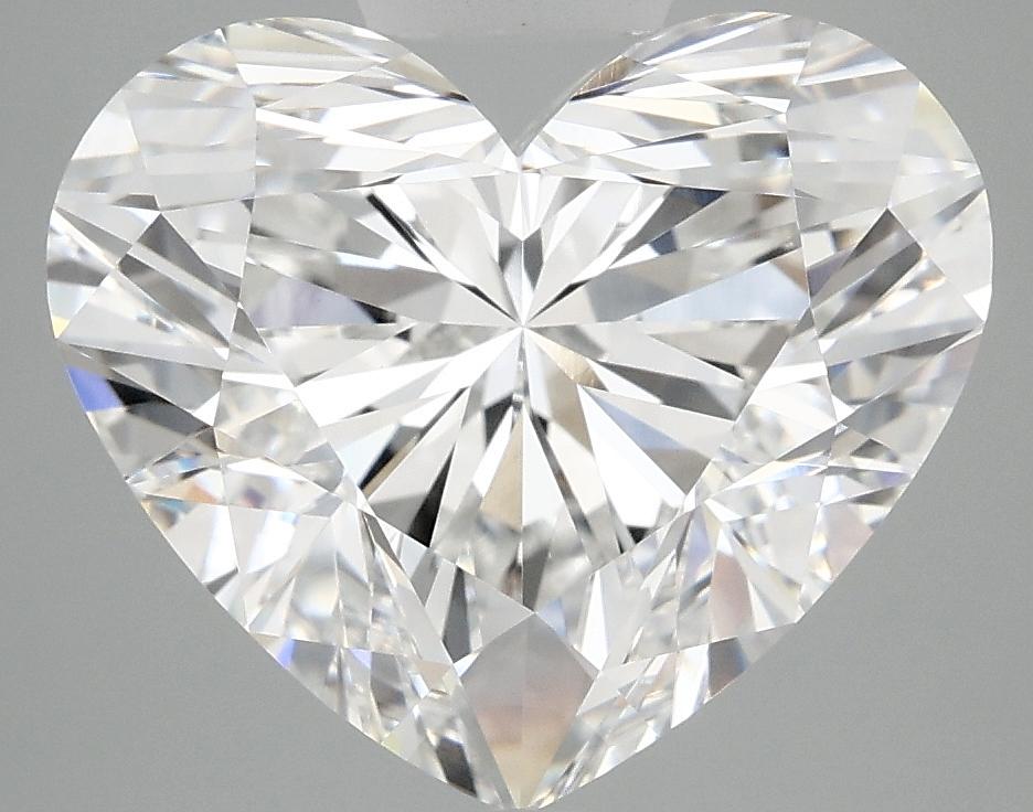 6.07 Carat Heart Shaped Excellent Cut VVS2 IGI Certified Lab Grown Diamond