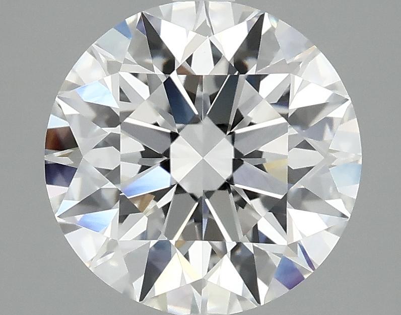 3.07 Carat Round Shaped Excellent Cut VVS2 IGI Certified Lab Grown Diamond